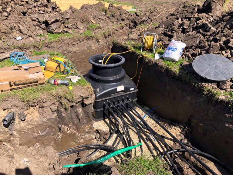 Ground source heat pump system at Flaxton Meadows