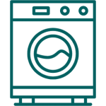 Campsite with laundrette facilities